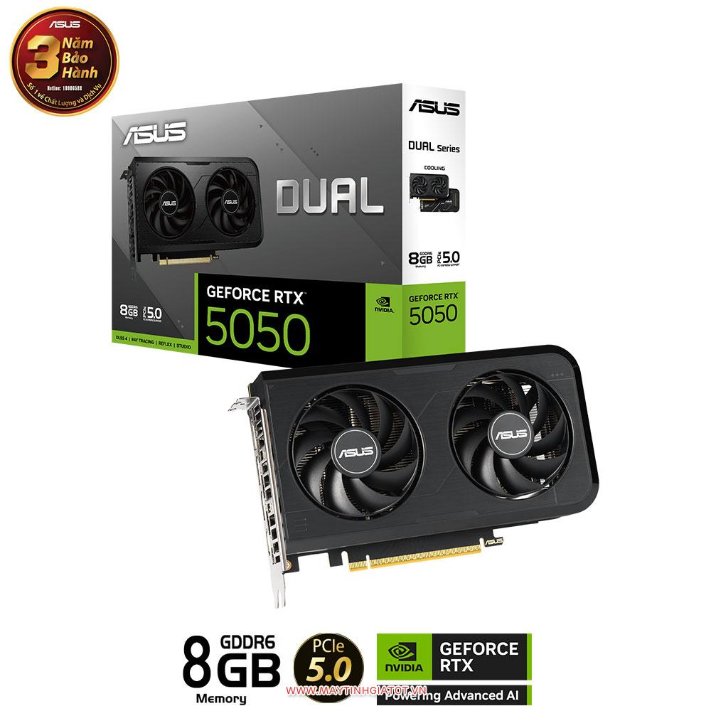 VGA ASUS Dual RTX 5050 8GB GDDR6 (DUAL-RTX5050-8G)